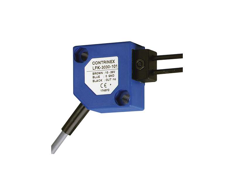 CONTRINEX Minijaturni fotoelektrični senzor 30x30mm, fiber amplifier , PVC 2m, 3wire konektor, NPN,LFK-3031-302;620-100-426 CONTRINEX Minijaturni fotoelektrični senzor 30x30mm, fiber amplifier , PVC 2m, 3wire konektor, NPN,LFK-3031-302;620-100-426