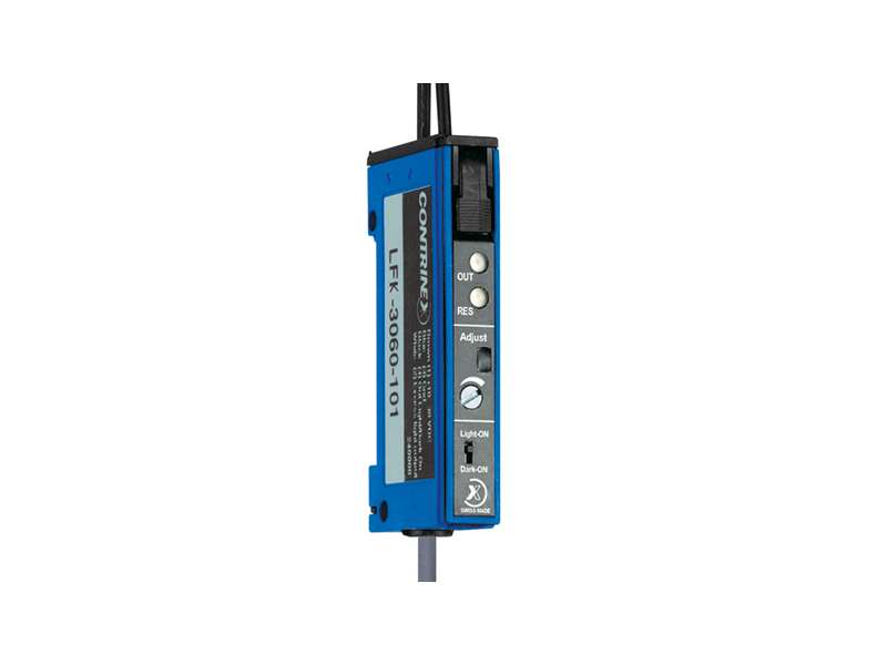 CONTRINEX Minijaturni fotoelektrični senzor 31x60mm, fiber amplifier , PVC 2m, 4wire konektor, NPN, LFK-3060-101 ;620-000-909 CONTRINEX Minijaturni fotoelektrični senzor 31x60mm, fiber amplifier , PVC 2m, 4wire konektor, NPN, LFK-3060-101 ;620-000-909