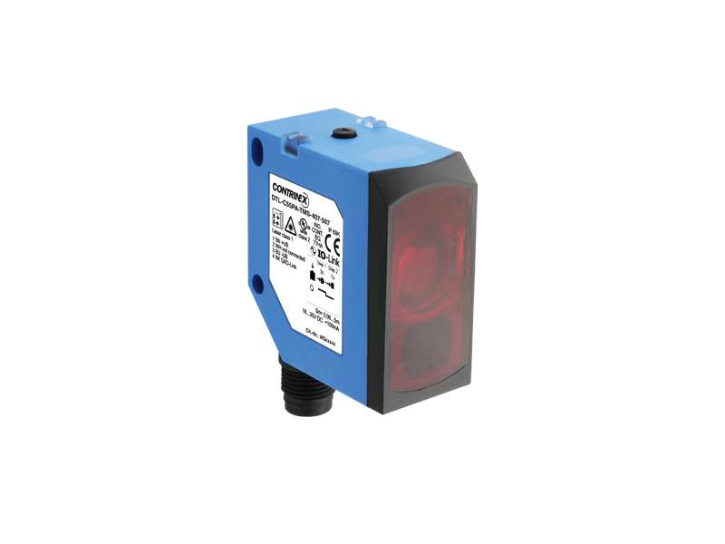 CONTRINEX Standardni fotoelektrični senzor, Distance diffuse, 50x50mm, PNP/NPN auto-detect, DTL-C55PA-TMS-619-506;628-000-704 CONTRINEX Standardni fotoelektrični senzor, Distance diffuse, 50x50mm, PNP/NPN auto-detect, DTL-C55PA-TMS-619-506;628-000-704