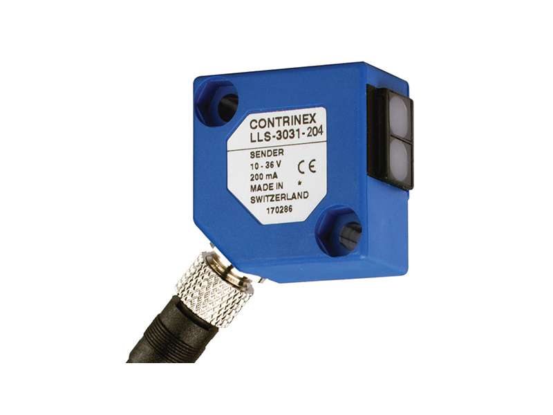 CONTRINEX Standardni fotoelektrični senzor, through-beam, 30x30mm, PNP, IP67, LLS-3031-204 ; 620-100-440 CONTRINEX Standardni fotoelektrični senzor, through-beam, 30x30mm, PNP, IP67, LLS-3031-204 ; 620-100-440