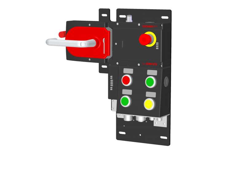EUCHNER Locking set MGB-L2...-PN (guard locking by solenoid force) with 5 control elements, 7/8'' and M12 plugs, MGB-L2HEB-PNA-L-161484 EUCHNER Locking set MGB-L2...-PN (guard locking by solenoid force) with 5 control elements, 7/8'' and M12 plugs, MGB-L2HEB-PNA-L-161484