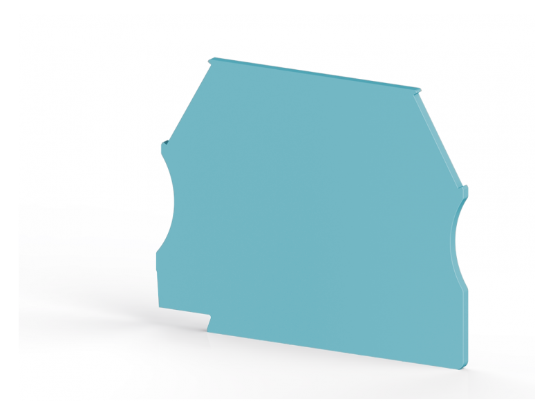 Klemsan 1,2 mm End plate, Insulation material PA, Blue , NPP / AVK 2,5 - 10; 444121 Klemsan 1,2 mm End plate, Insulation material PA, Blue , NPP / AVK 2,5 - 10; 444121
