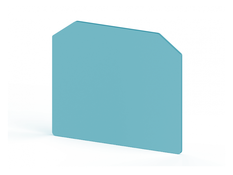 Klemsan 1,5 mm End plate, Insulation material PA, Blue , NPP / AVK 16; 444161 Klemsan 1,5 mm End plate, Insulation material PA, Blue , NPP / AVK 16; 444161