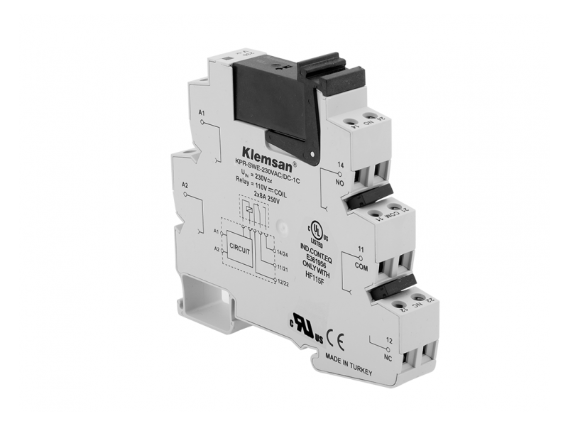 Klemsan 1C Plc Relay New Version 230VAC/DC ; 272120 Klemsan 1C Plc Relay New Version 230VAC/DC ; 272120
