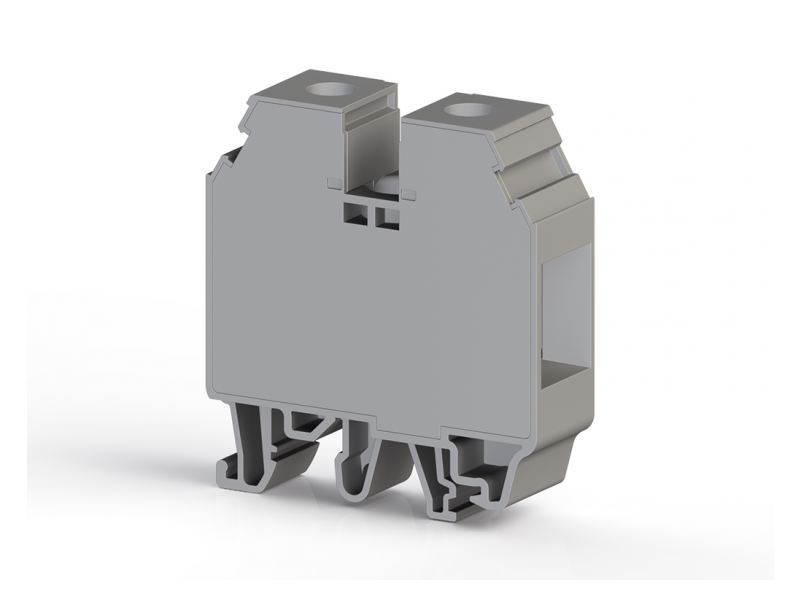 Klemsan 35mm2,screw type,single deck feed through terminal block,Insulation material PA,Grey , AVK 35 RD; 304250 Klemsan 35mm2,screw type,single deck feed through terminal block,Insulation material PA,Grey , AVK 35 RD; 304250