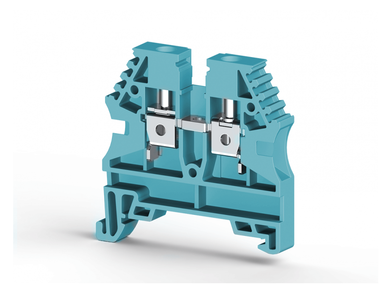 Klemsan 4mm2,screw type,single deck feed through terminal block,Insulation material PA,Blue , AVK 4 RD; 304211 Klemsan 4mm2,screw type,single deck feed through terminal block,Insulation material PA,Blue , AVK 4 RD; 304211