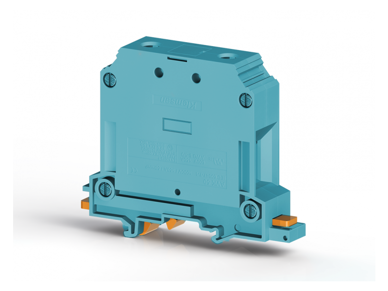Klemsan 50mm2,Allen Head(Imbus type),single deck feed through terminal block,Insulation material PA,Blue , AVK 50; 304331 Klemsan 50mm2,Allen Head(Imbus type),single deck feed through terminal block,Insulation material PA,Blue , AVK 50; 304331