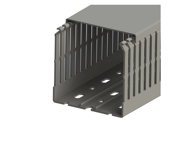 Klemsan 80x80 Slotted wiring duct,Grey, KKC 8080; 551020 Klemsan 80x80 Slotted wiring duct,Grey, KKC 8080; 551020