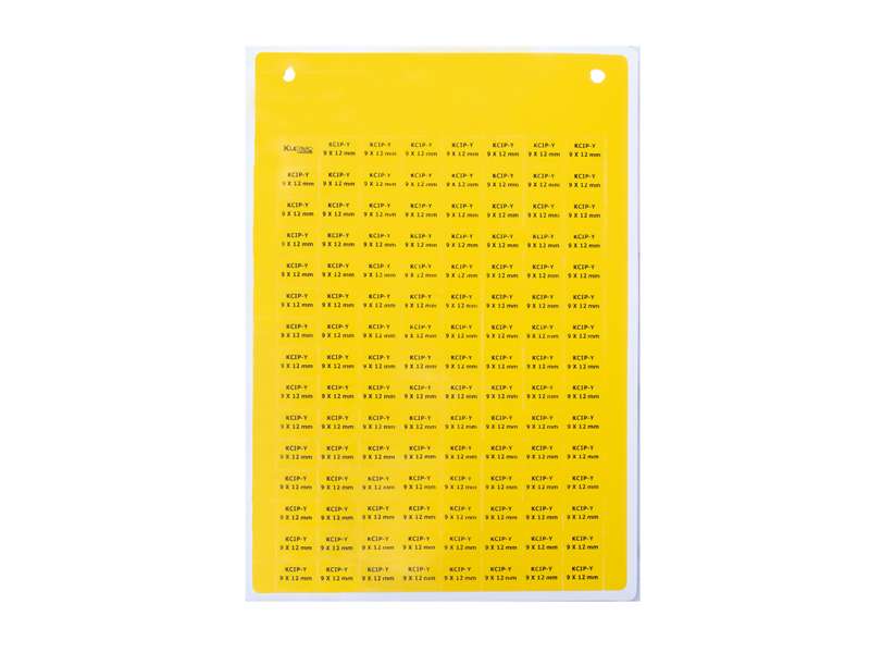 Klemsan Nalepnice 9x12mm KCIP-Y ; 808502 Klemsan Nalepnice 9x12mm KCIP-Y ; 808502