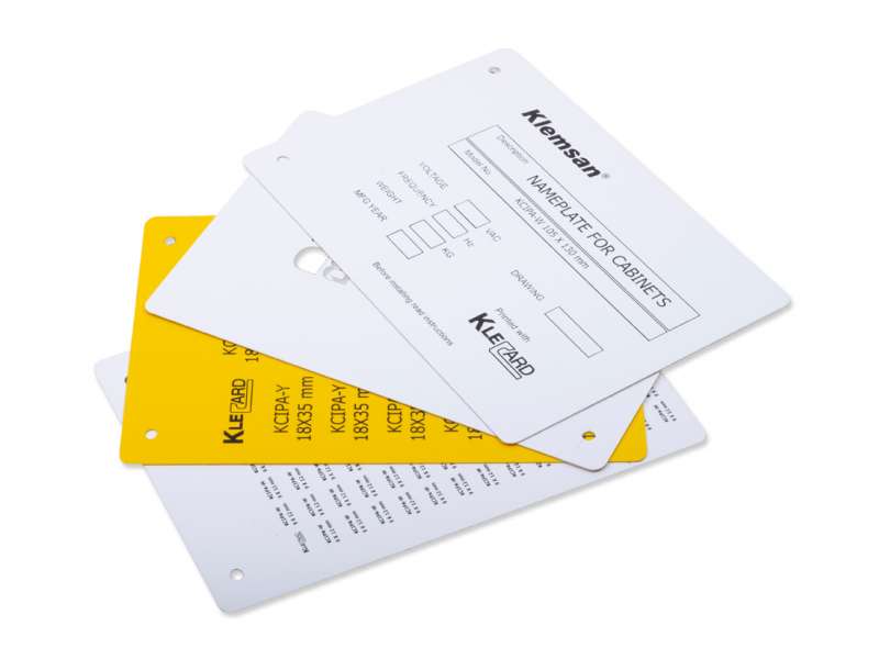 Klemsan Nalepnice PVC 10x17mm KCIPA-W ; 808701 Klemsan Nalepnice PVC 10x17mm KCIPA-W ; 808701