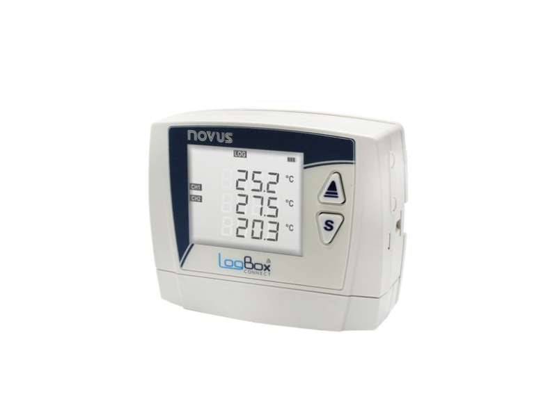 NOVUS LogBox Connect BLE Data Logger, 3 analog + 1 digital inputs; 8813004000 NOVUS LogBox Connect BLE Data Logger, 3 analog + 1 digital inputs; 8813004000