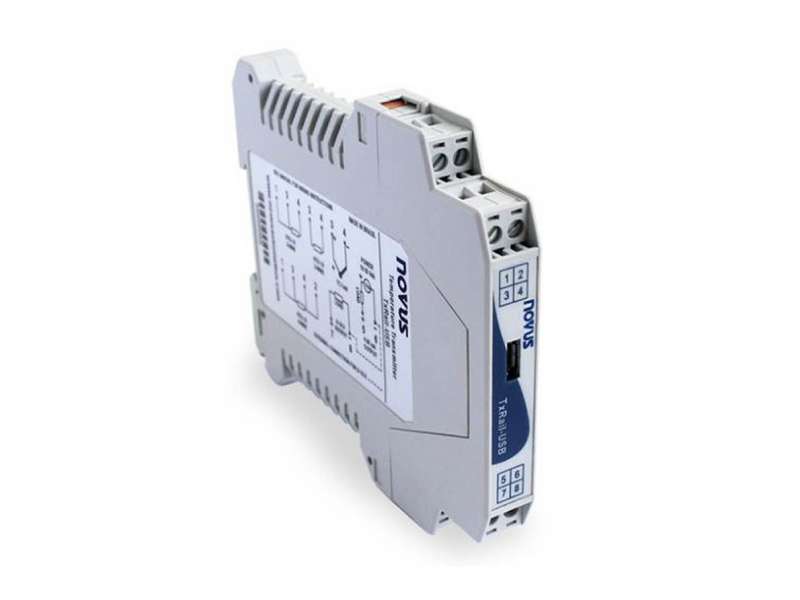 NOVUS TxRail-USB DIN rail temperature transmitter 4-20mA and 0-10 Vdc out; 8806037306 NOVUS TxRail-USB DIN rail temperature transmitter 4-20mA and 0-10 Vdc out; 8806037306