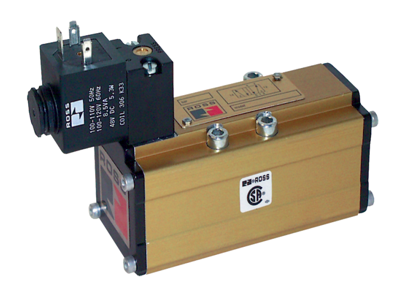 ROSS EUROPA Solenoid Controlled Poppet Valve 5/2 Single ; W6476B4401W ROSS EUROPA Solenoid Controlled Poppet Valve 5/2 Single ; W6476B4401W