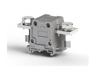 Klemsan 95mm2,Hexagon bolt connected,ring type single deck feed through terminal block,Insulation material PA,Grey, AVK 95B; 304300