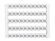 Klemsan OZNAKA (301-350) - Oznake za obeležavanje DY 5; 505046