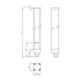 EUCHNER Light curtain LCA-2TR-40-1360 ; 156655 - slika 2